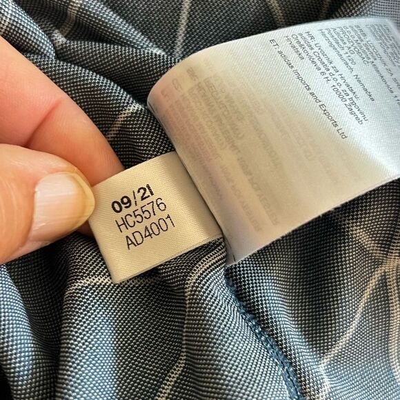 Adidas Men’s Performance Polo Size XL Golf All Over Print Geometric Blue - Picture 10 of 11